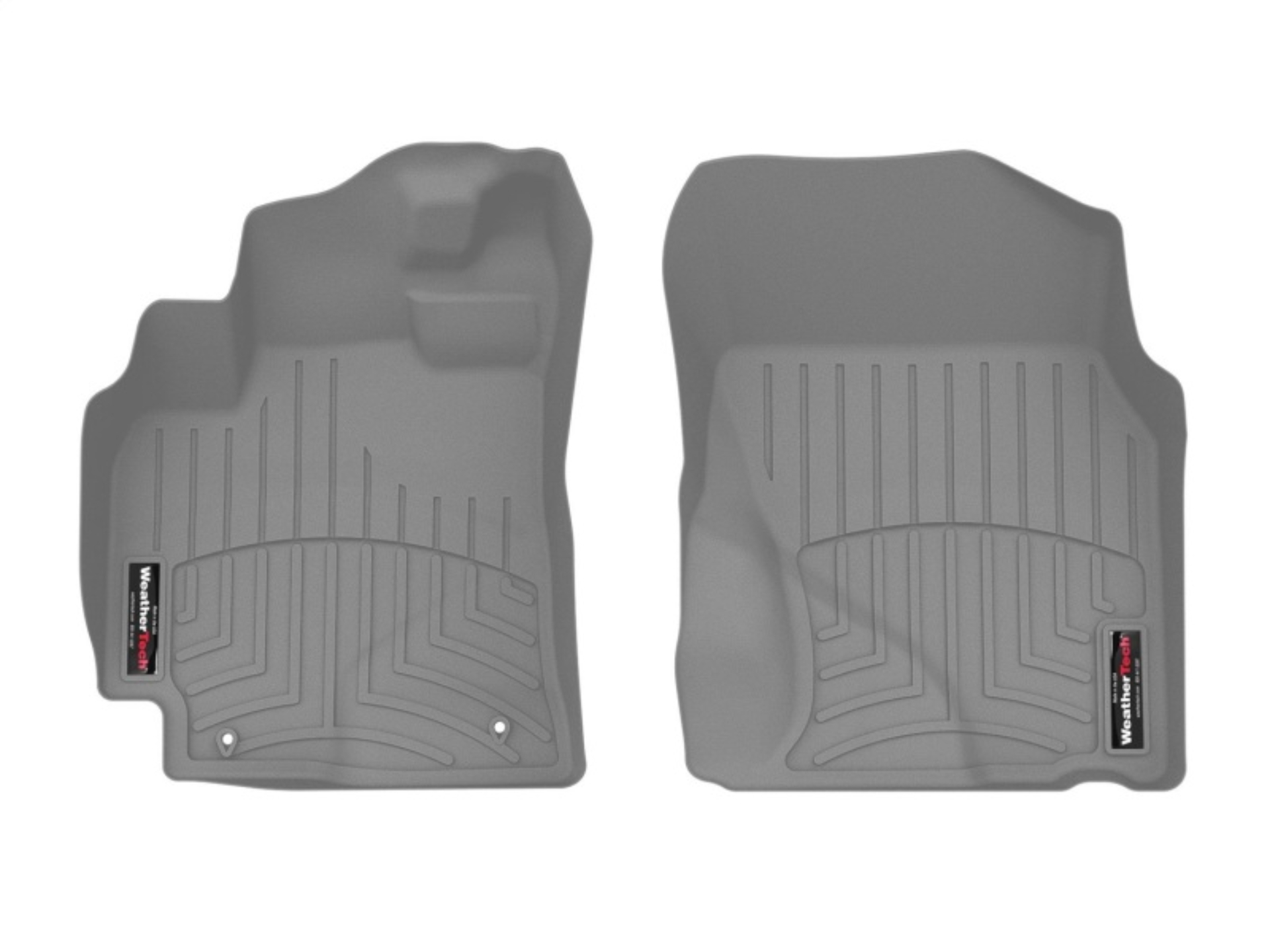 Picture of WeatherTech WT FloorLiner-Front-Grey Floor Mats - 461871
