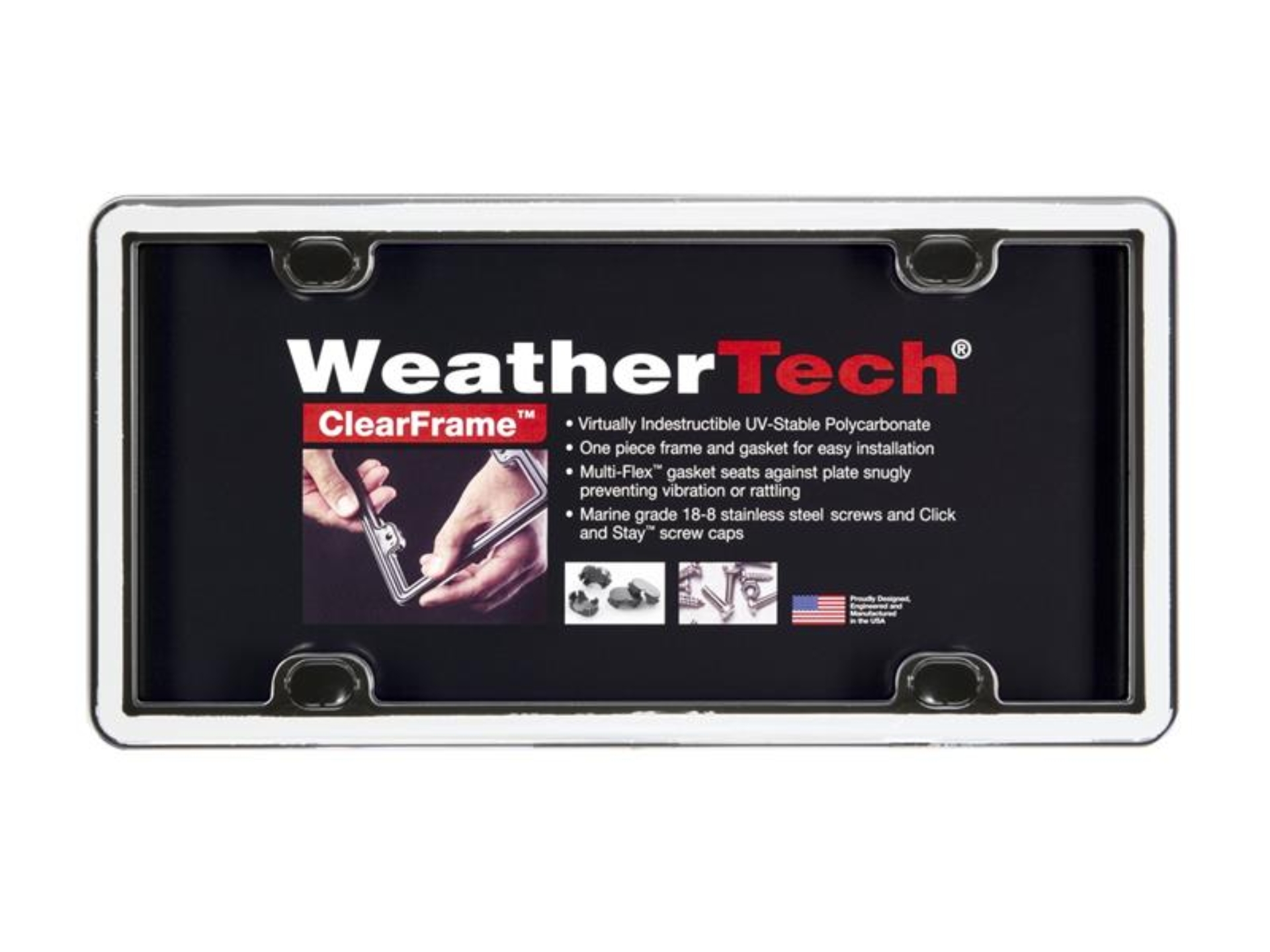 Picture of WeatherTech WT ClearFrame License Frame - 63021