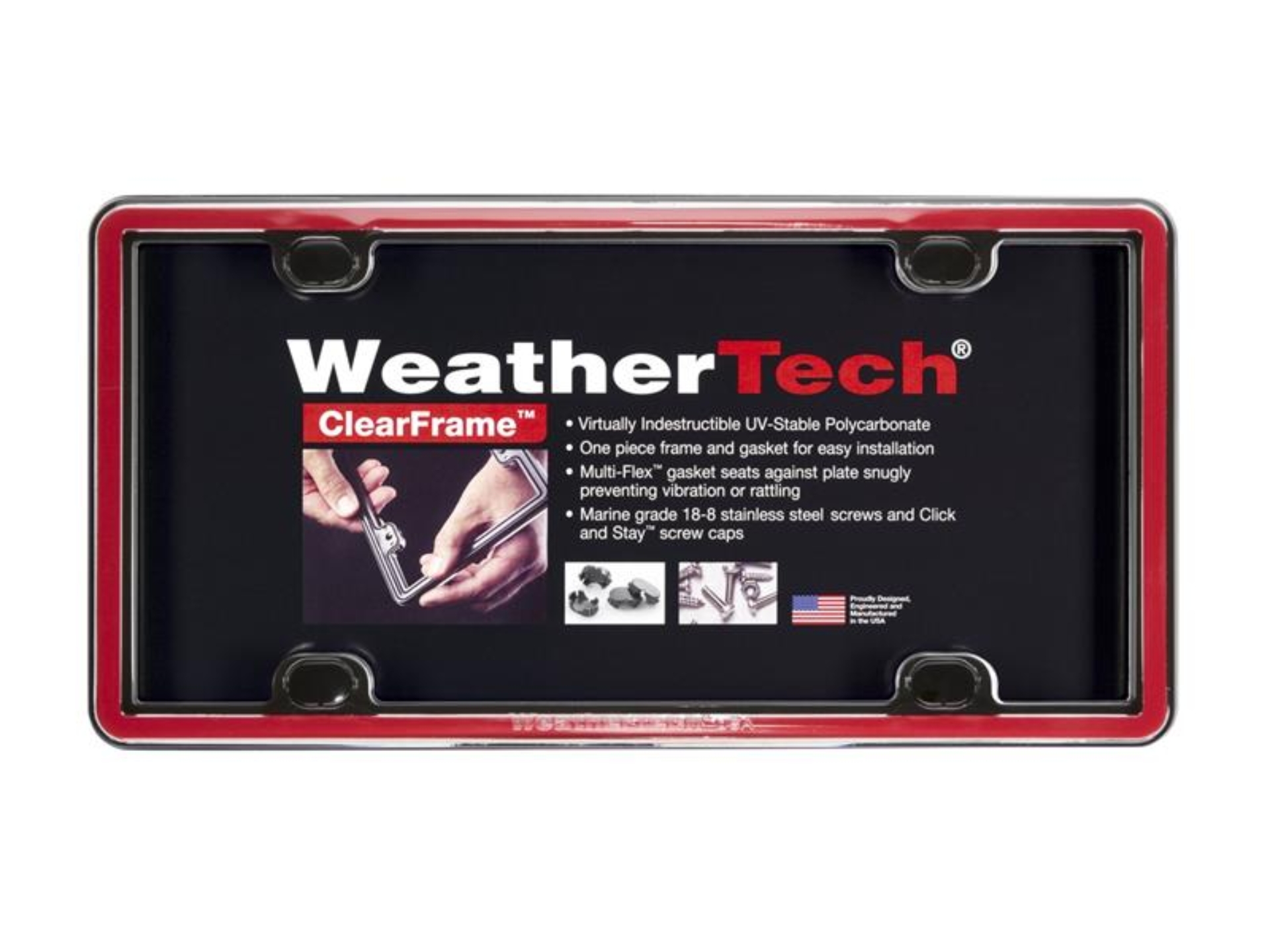 Picture of WeatherTech WT ClearFrame License Frame - 63022