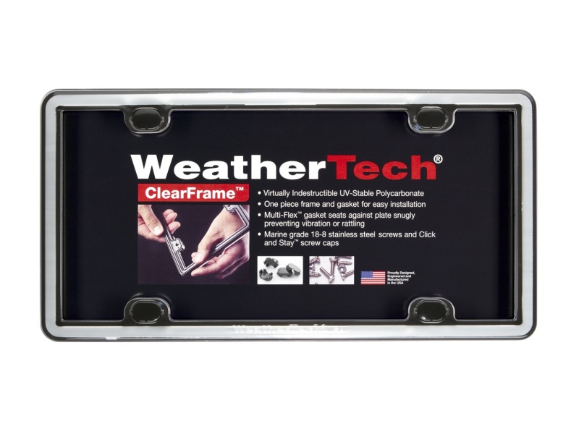 Picture of WeatherTech WT ClearFrame License Frame - 63023