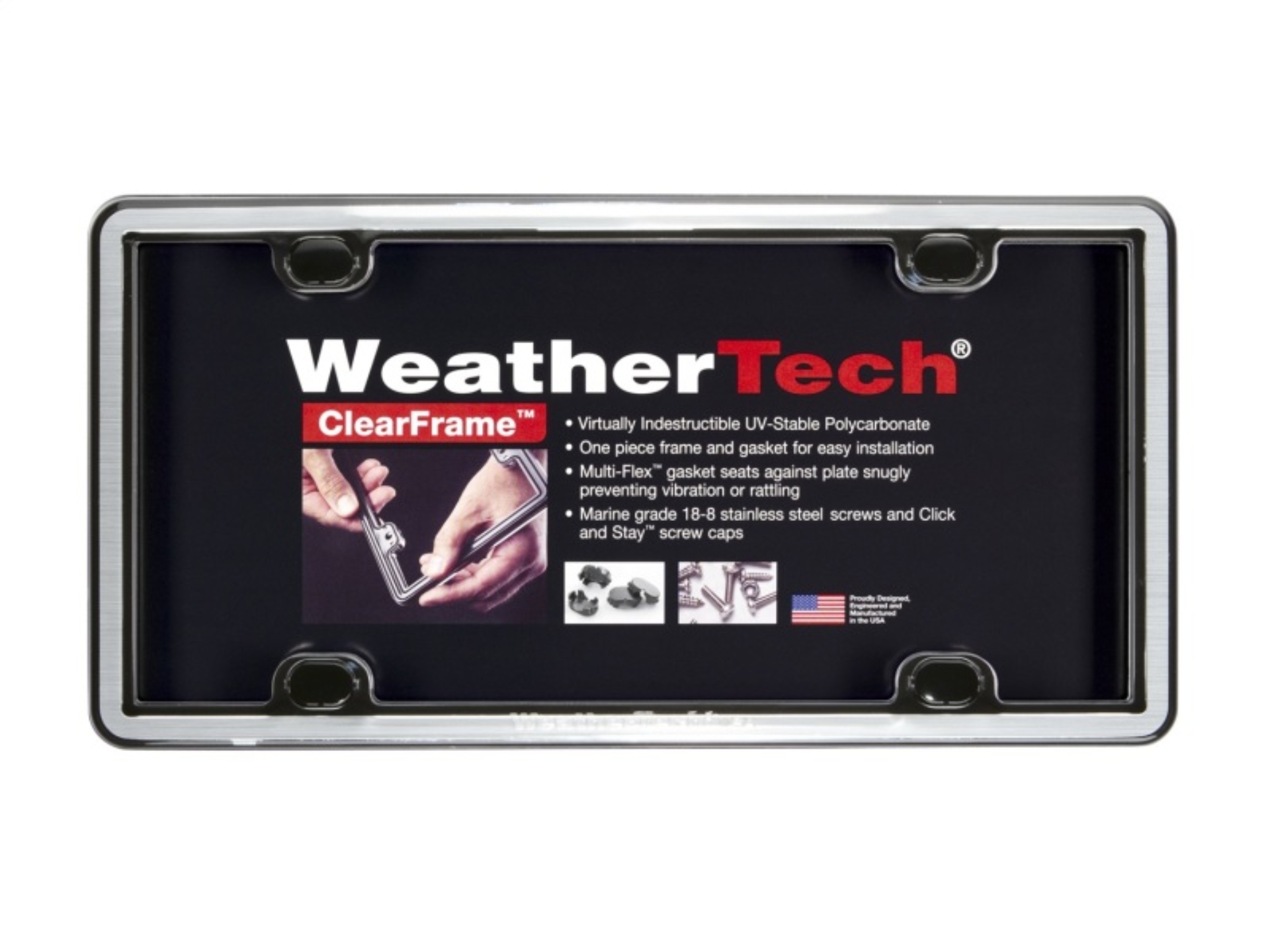 Picture of WeatherTech WT ClearFrame License Frame - 63027