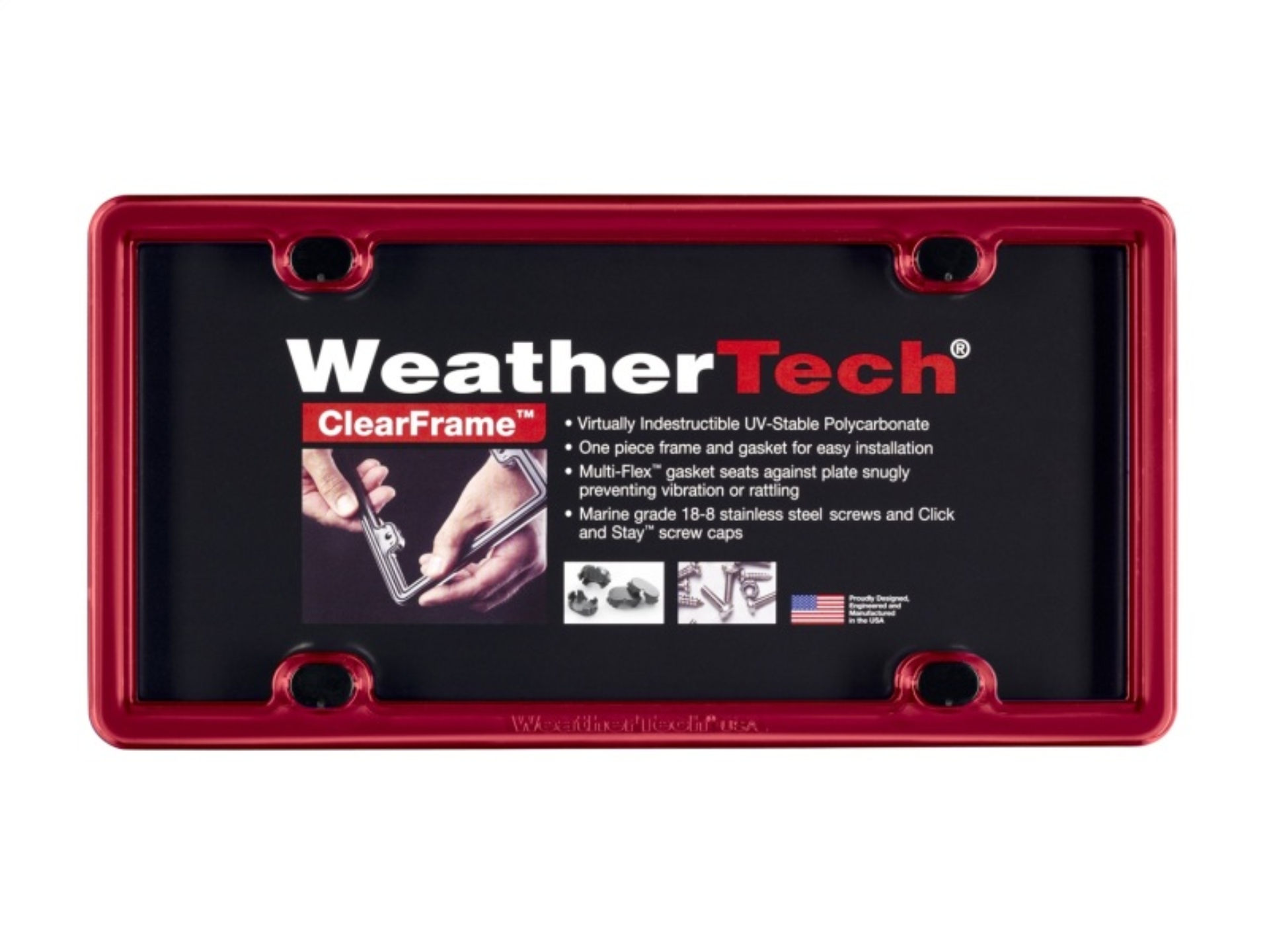 Picture of WeatherTech WT ClearFrame License Frame - 8ALPCF1