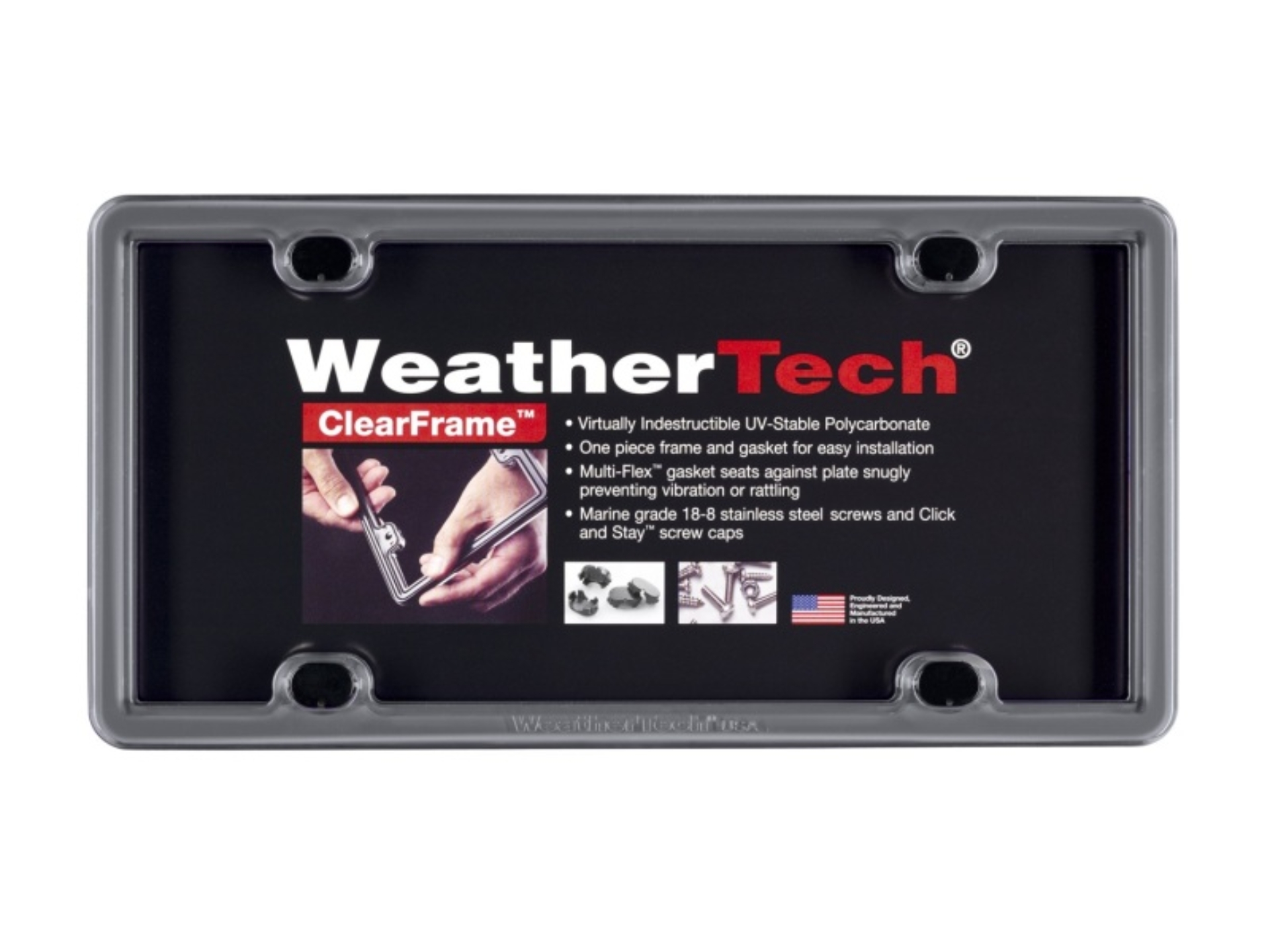 Picture of WeatherTech WT ClearFrame License Frame - 8ALPCF15