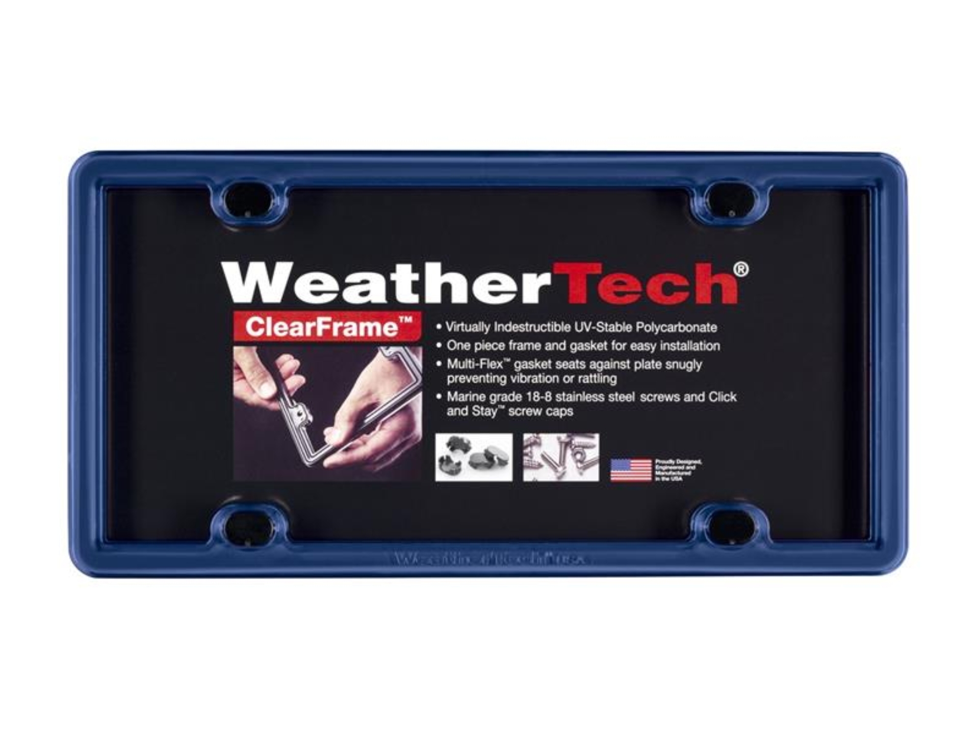Picture of WeatherTech WT ClearFrame License Frame - 8ALPCF7