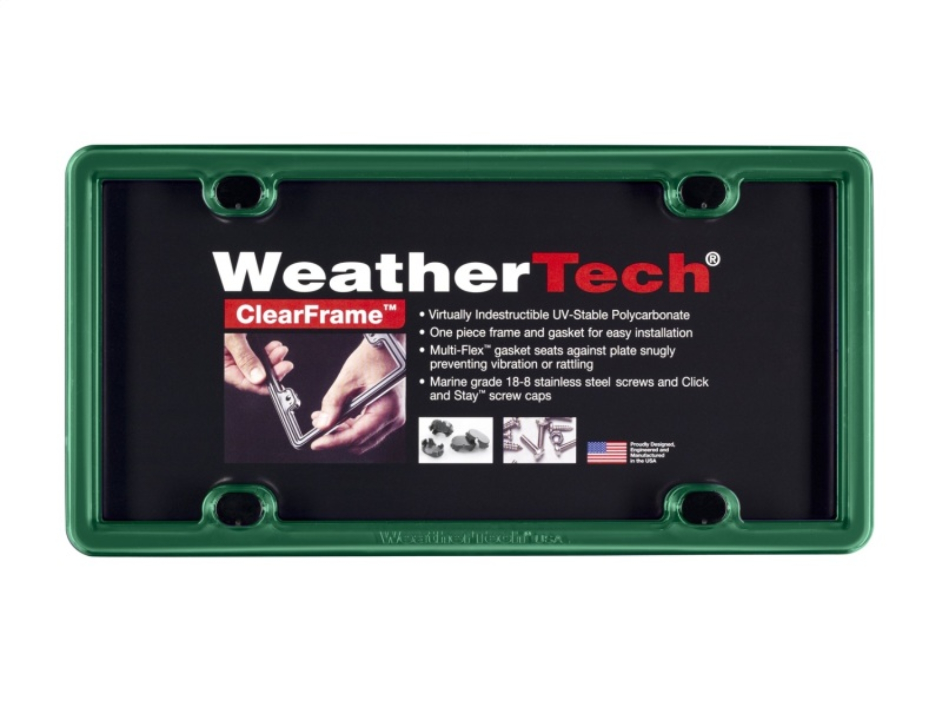 Picture of WeatherTech WT ClearFrame License Frame - 8ALPCF18