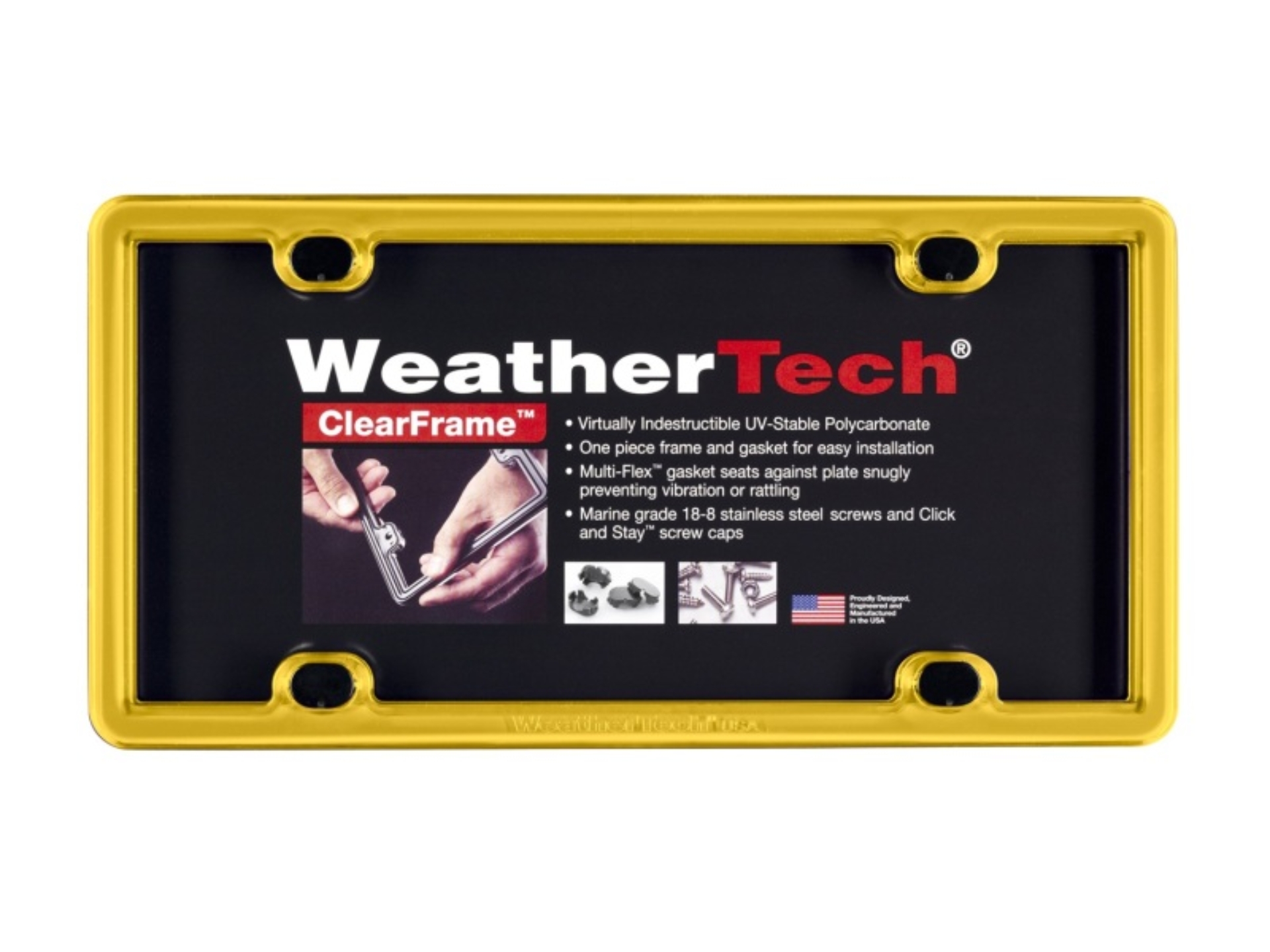 Picture of WeatherTech WT ClearFrame License Frame - 8ALPCF17