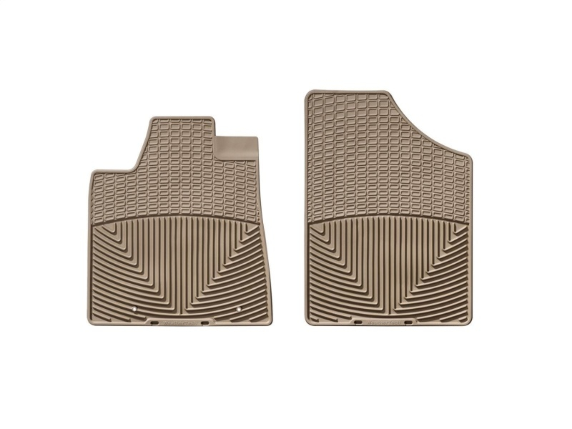 Picture of WeatherTech WT Rubber Mats-Front-Tan Floor Mats - W120TN