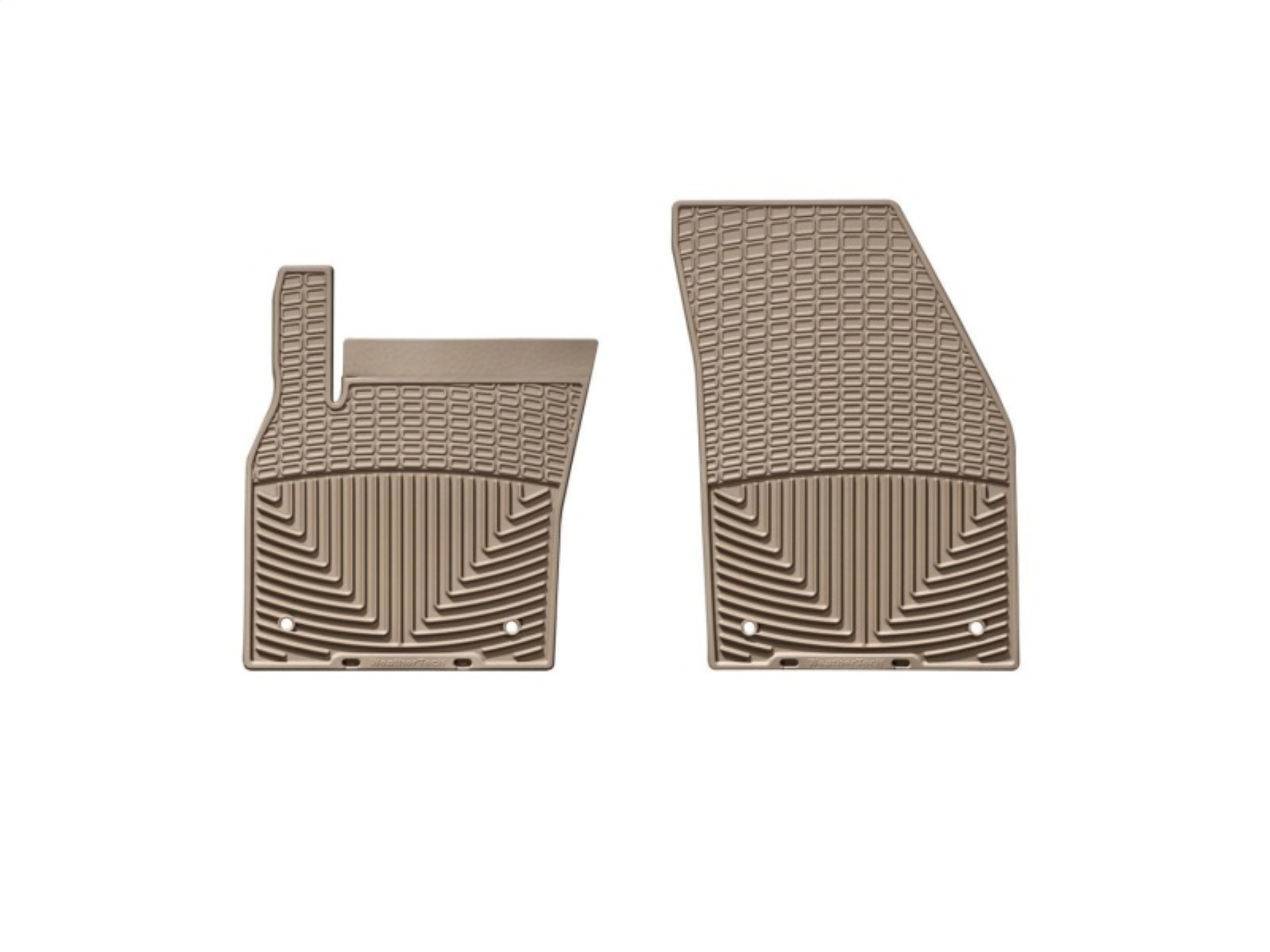 Picture of WeatherTech WT Rubber Mats-Front-Tan Floor Mats - W171TN
