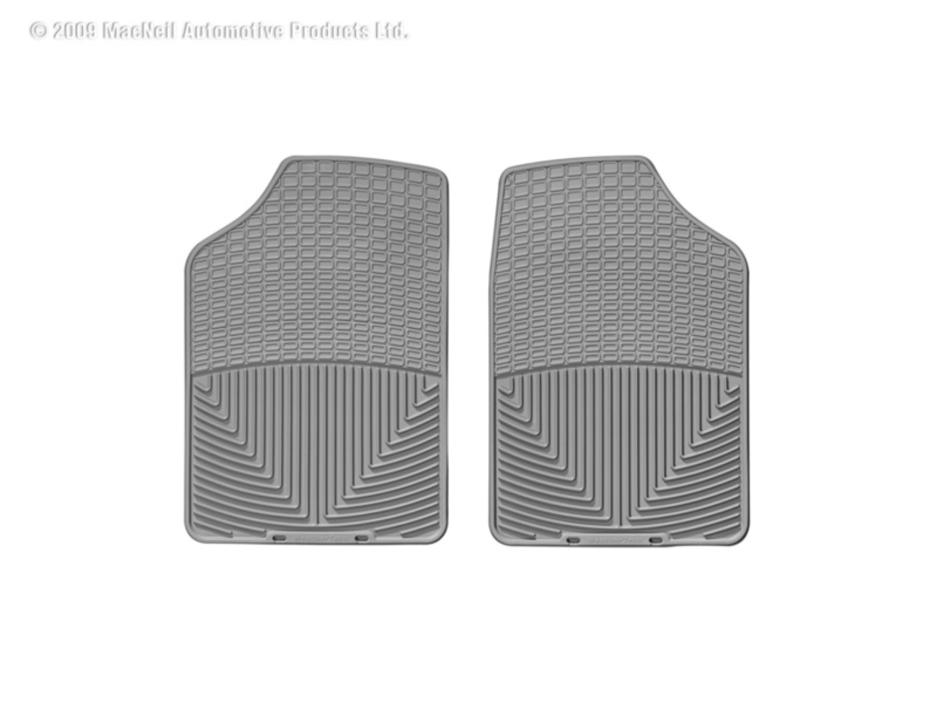 Picture of WeatherTech WT Rubber Mats-Front-Grey Floor Mats - W2GR