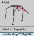 Picture of Cusco CUS D1 Chromoly Roll Cages - 307 261 F