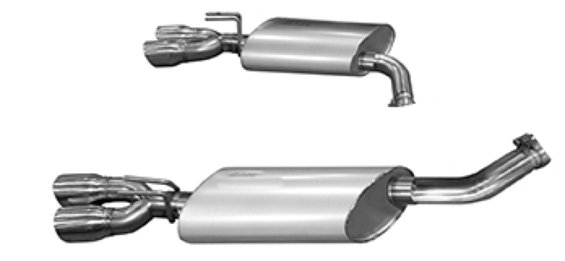 Picture of Kooks Headers KSH Axle Back Exhaust - 25106100