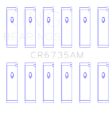Picture of King Engine Bearings KING Performance Rod Bearings - CR6735AM