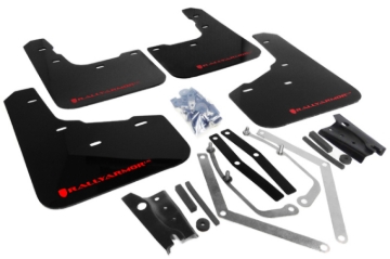 Picture of Rally Armor RAL UR Blk Flap/Rd Logo Mud Flaps - MF29-UR-BLK/RD