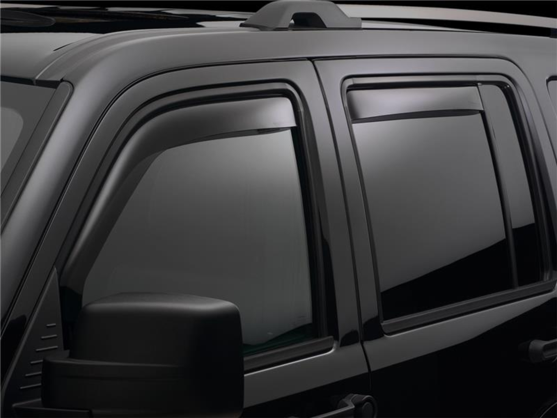 Picture of WeatherTech WT Deflector-Cmbo-Drk Smk Wind Deflectors - 82725