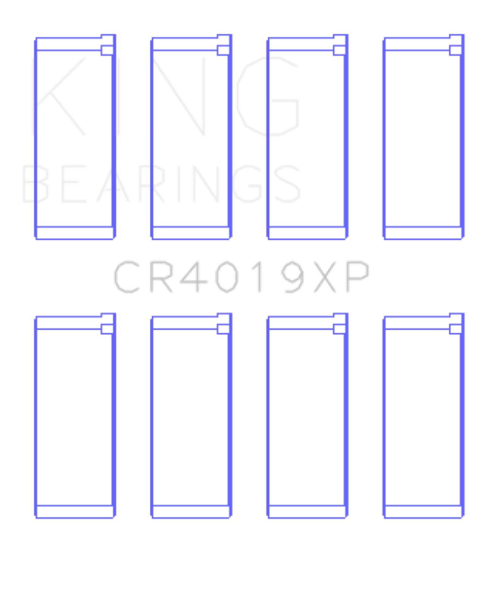 Picture of King Engine Bearings KING Performance Rod Bearings - CR4019XP