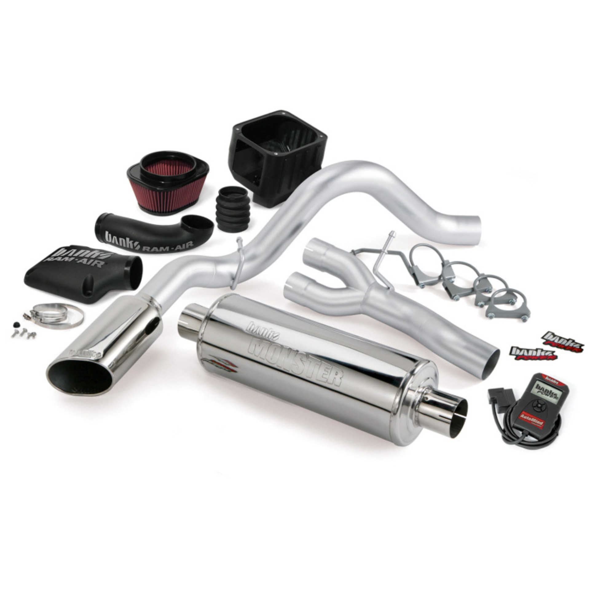 Picture of Banks Power 03-06 Chevy 4.8-5.3L EC/CCSB Stinger System - SS Single Exhaust w/ Chrome Tip