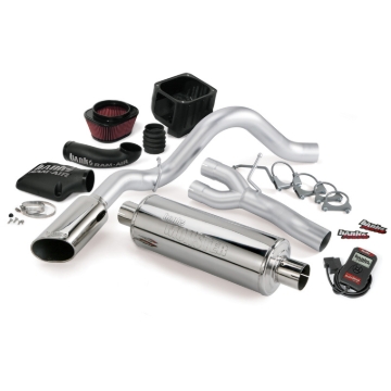 Picture of Banks Power 10 Chevy 5.3L CCSB FFV Stinger System - SS Single Side-Exit Exhaust w/ Chrome Tip