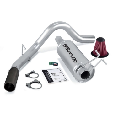 Picture of Banks Power 99-04 Ford 6.8L Excursion Stinger System w/ AutoMind - SS Single Exhaust w/ Black Tip