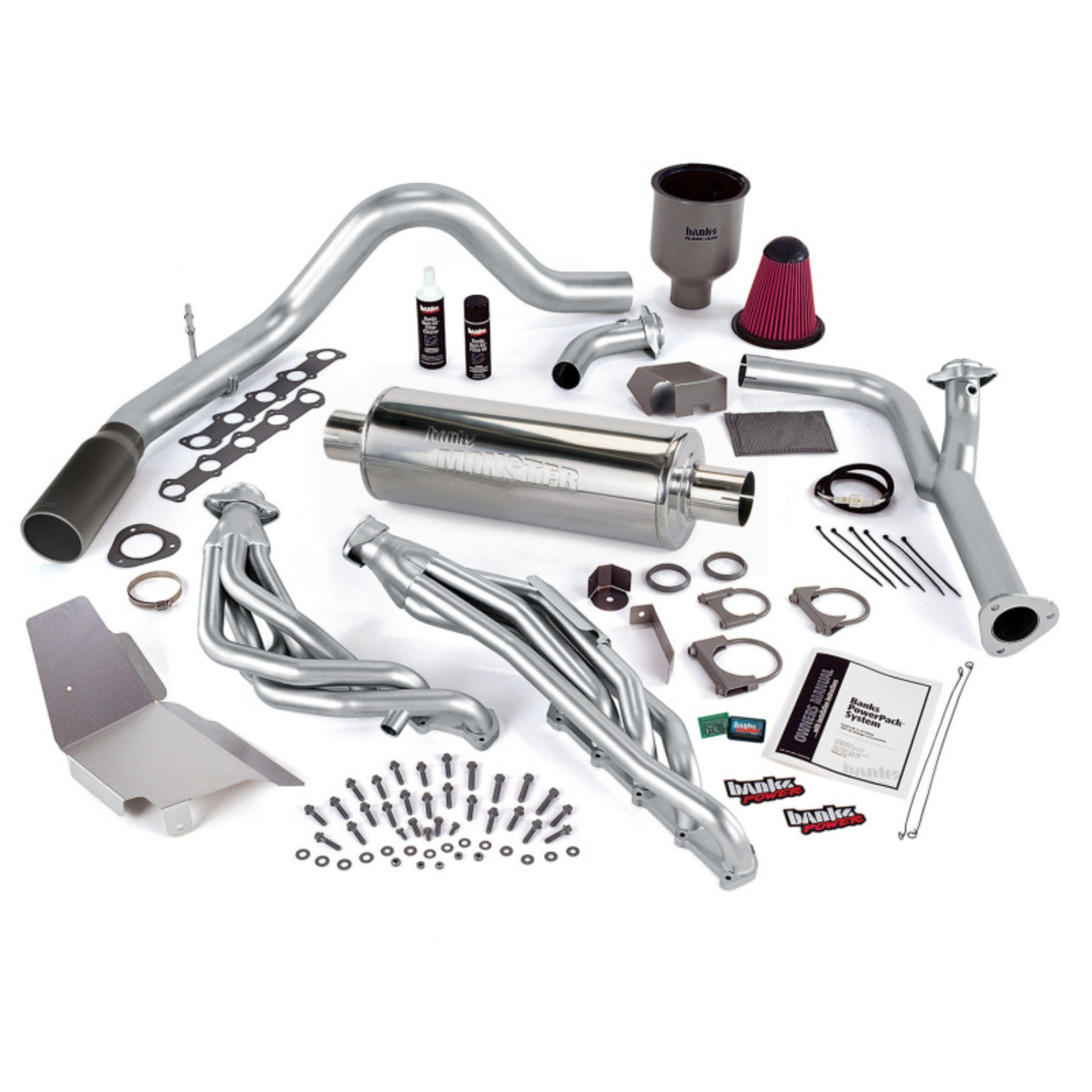 Picture of Banks Power 99-04 Ford 6.8L Truck EGR-Late Cat PowerPack System W/AutoMind