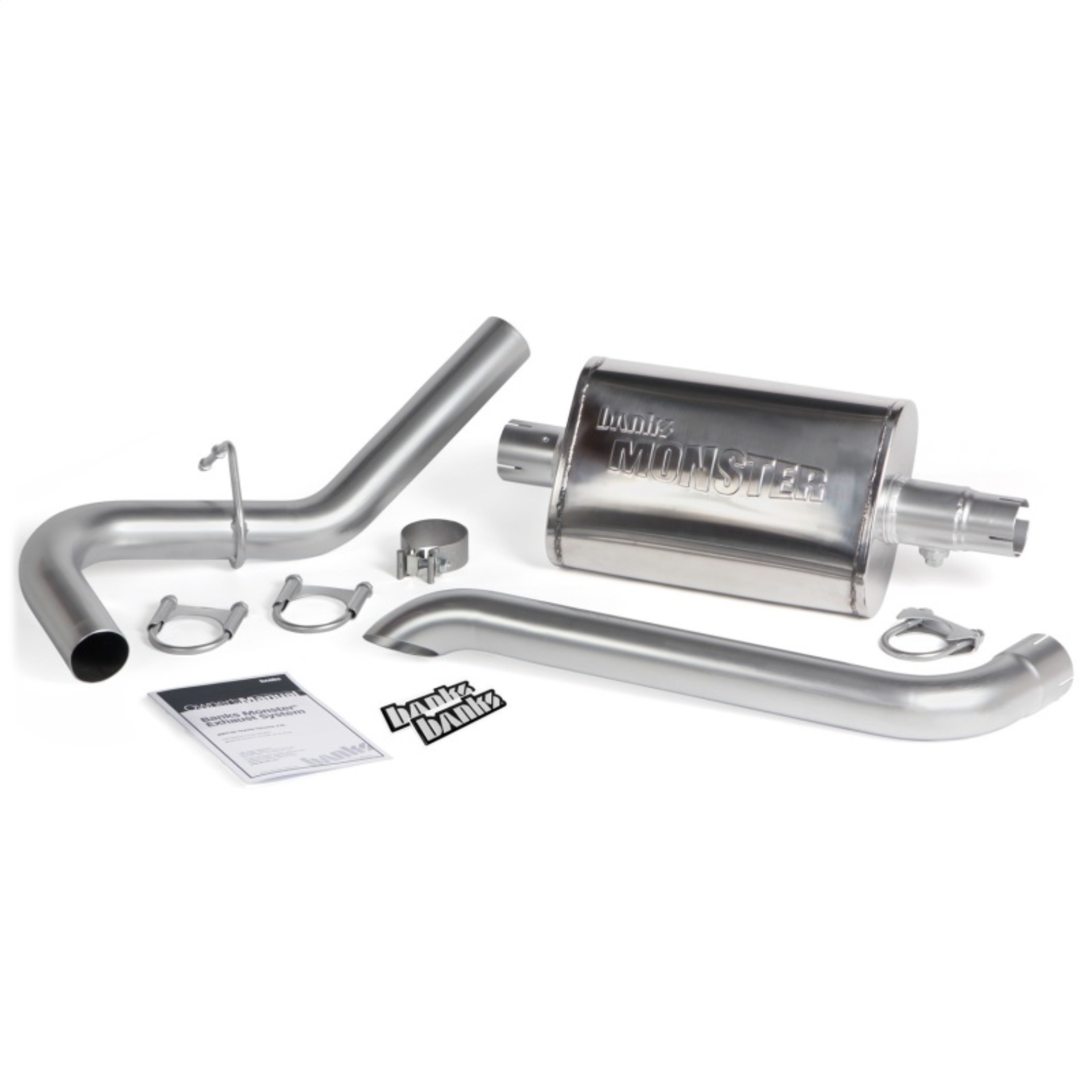 Picture of Banks Power GBE Monster Exhaust Chrome Tip Catback - 51360