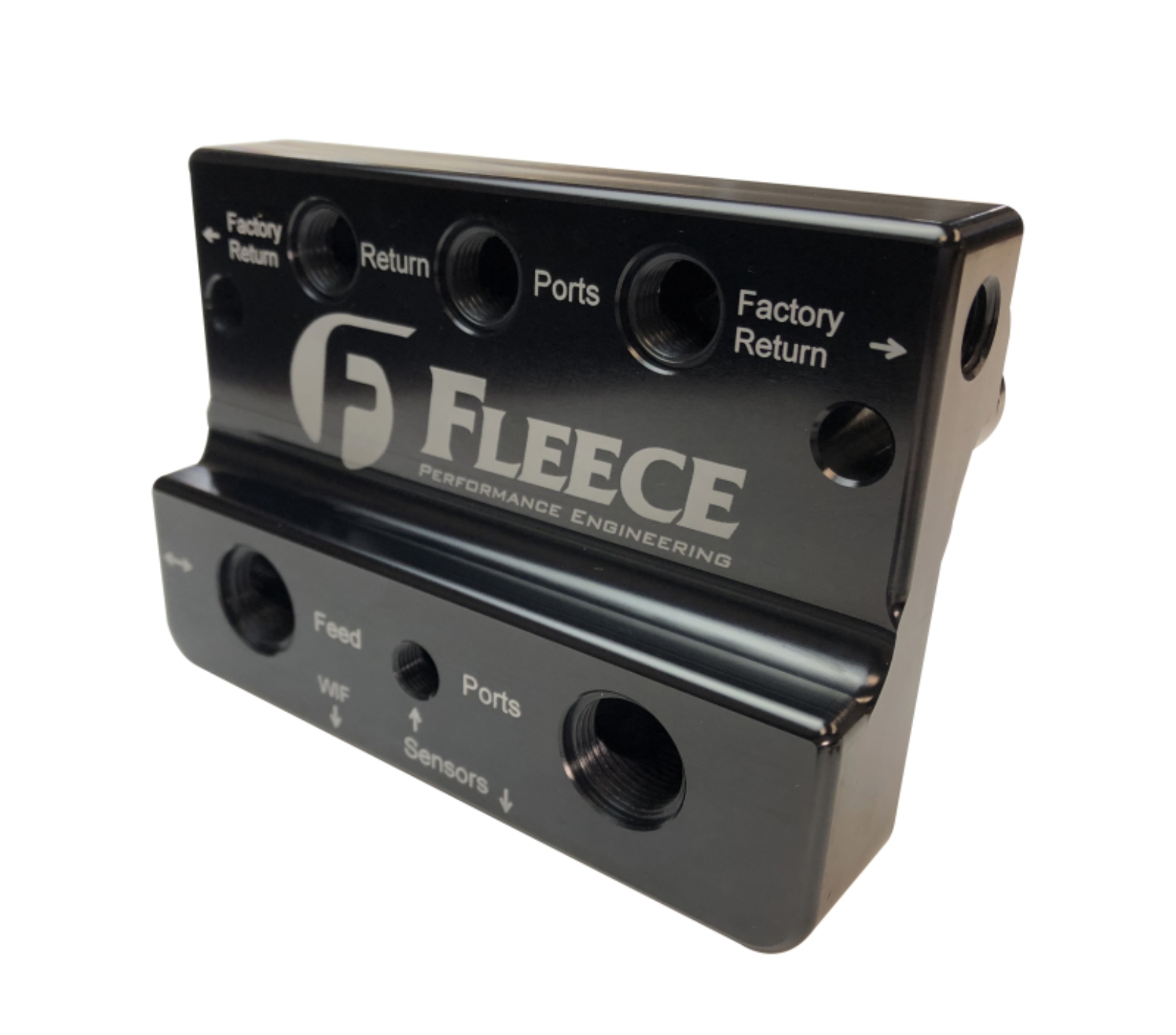 Picture of Fleece Performance FPE Fuel Distribution Blocks Fuel Manifolds - FPE-FFD-RF-4G