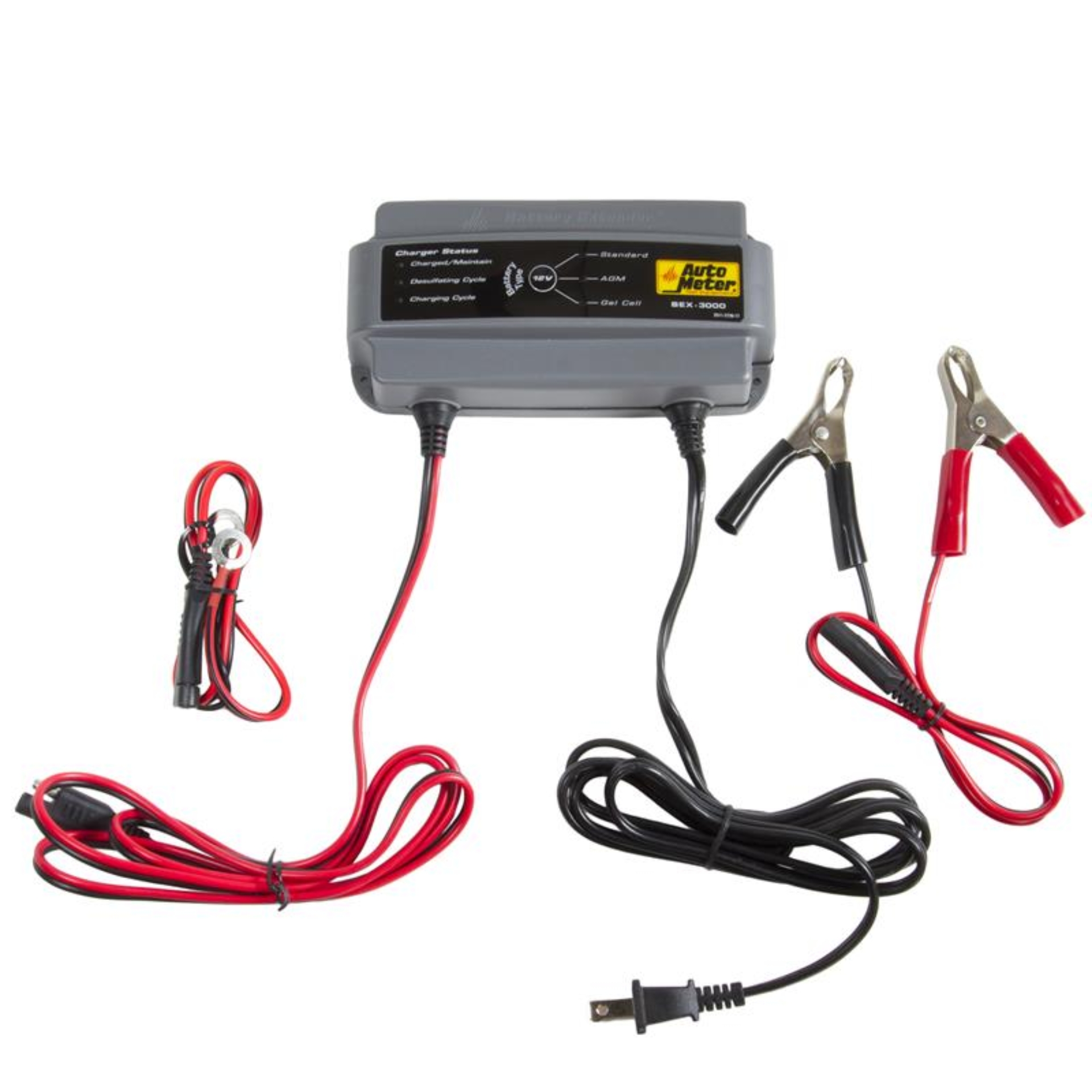 Picture of AutoMeter AM Battery Accessories Battery Chargers - BEX-3000