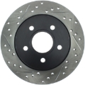 Picture of Sport Drilled & Slotted Brake Rotor; Rear Right