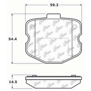 Picture of Stoptech ST Street Brake Pads - 308.11850