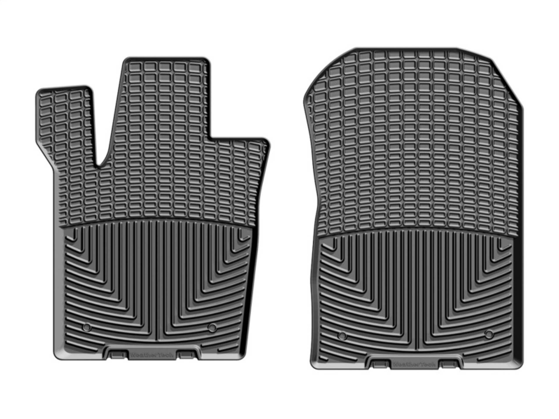Picture of WeatherTech WT Rubber Mats-Front-Blk Floor Mats - W338