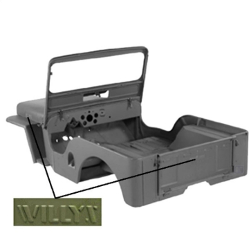 Picture of OMIX OMI Tub Kits Other Body Components - DMC-673859-3A