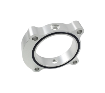 Picture of Torque Solution TQS TB Spacer-Silver Throttle Body Spacers - TS-TBS-029-2