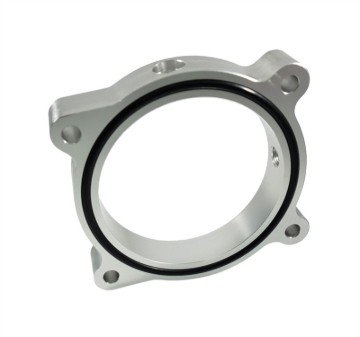 Picture of Torque Solution TQS TB Spacer-Silver Throttle Body Spacers - TS-TBS-032