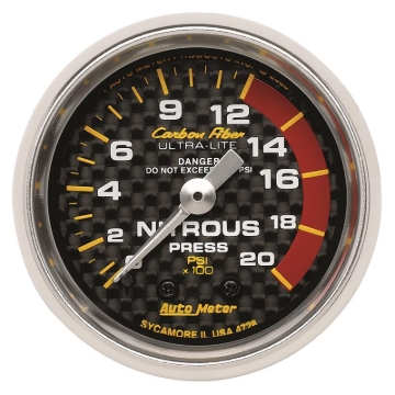 Picture of AutoMeter AM Carbon Fiber Gauges - 4728