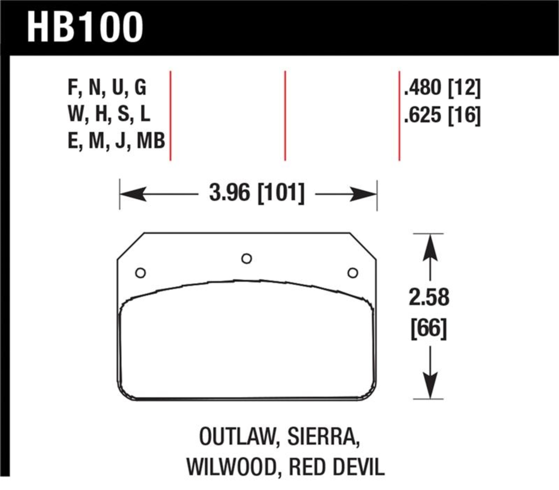Picture of Hawk Performance HAWK Blue 9012 Brake Pad Sets - HB100E.480