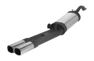 Picture of Remus RMS Axle Back Exhausts - 792591 0502