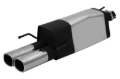 Picture of Remus RMS Axle Back Exhausts - 626103 0502