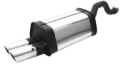 Picture of Remus RMS Axle Back Exhausts - 796097 0548