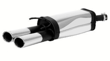 Picture of Remus RMS Axle Back Exhausts - 622594 0532