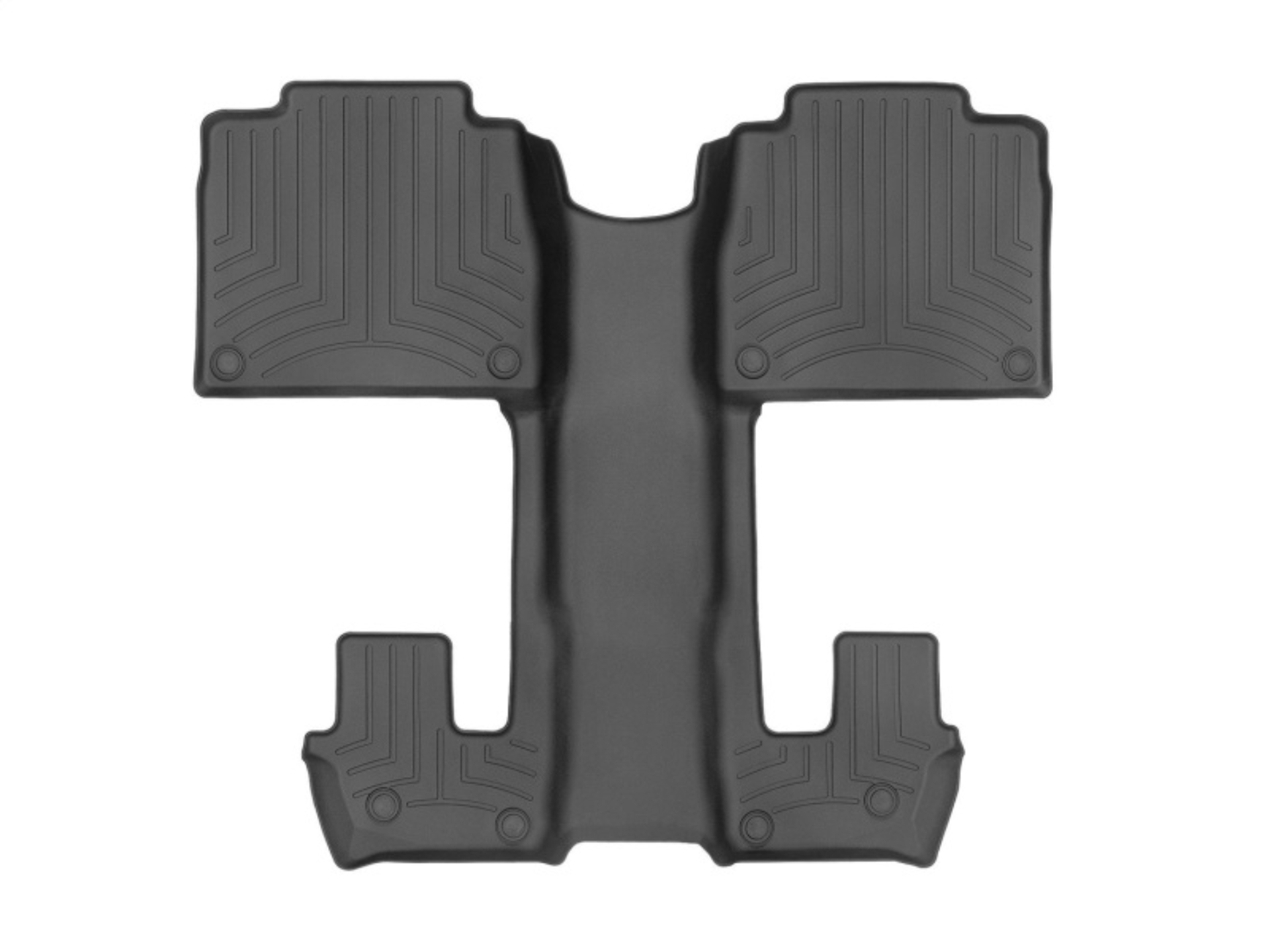 Picture of WeatherTech WT FloorLiner-Rear-Blk Floor Mats - 4415952