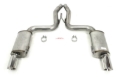 Picture of JBA Axle Back Exhausts - 40-2686
