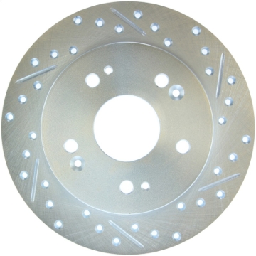 Picture of Select Sport Drilled and Slotted Brake Rotor; Rear Left