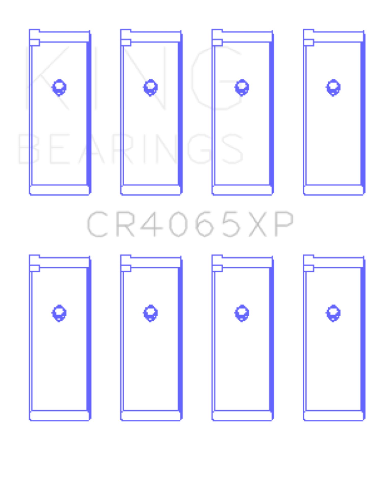Picture of King Engine Bearings KING Performance Rod Bearings - CR4065XP