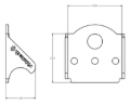 Picture of Ridetech RID Air Spring Mounts-Upper Shock Mounts & Camber Plates - 90000242