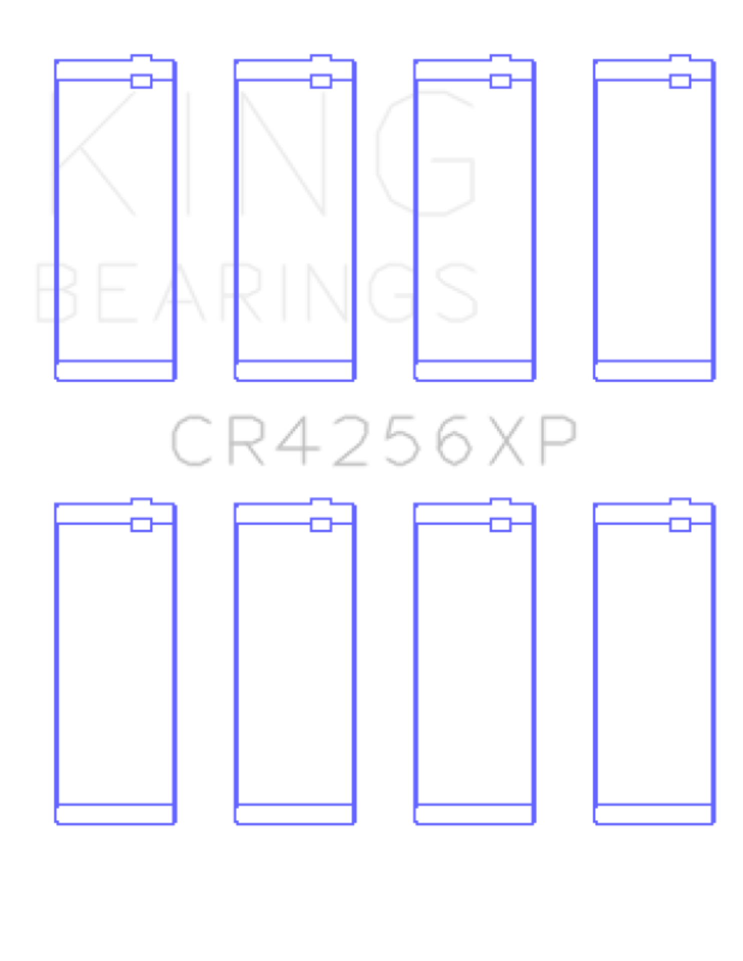 Picture of King Engine Bearings KING Performance Rod Bearings - CR4256XP