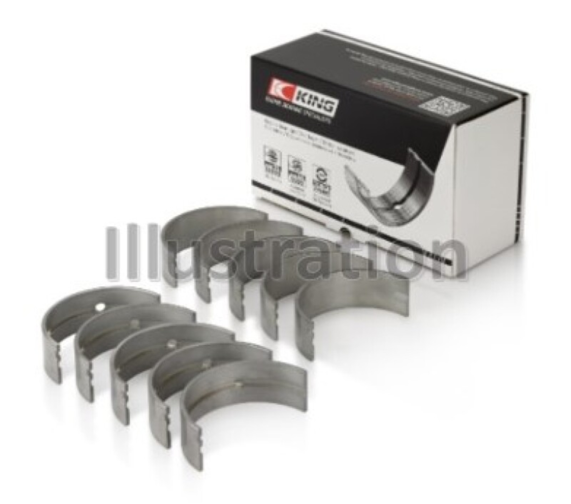 Picture of King Engine Bearings KING Main Bearings - MB5743CP0.5