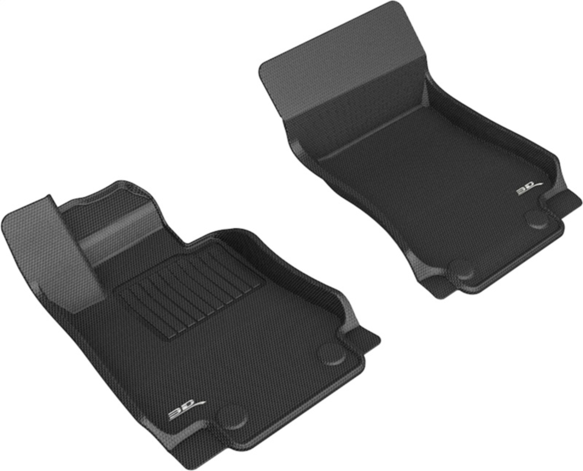 Picture of 3D MAXpider ACE Kagu-Front-Black Floor Mats - L1AR00111509