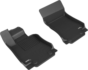 Picture of 3D MAXpider ACE Kagu-Front-Black Floor Mats - L1AR00111509