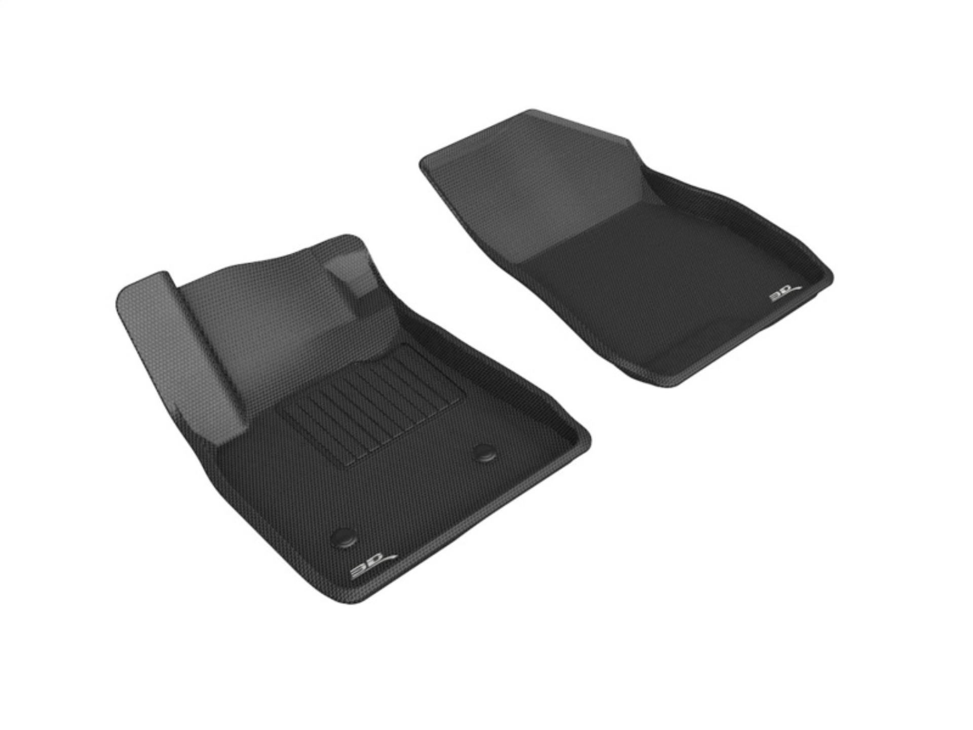 Picture of 3D MAXpider ACE Kagu-Front-Black Floor Mats - L1BC04311509