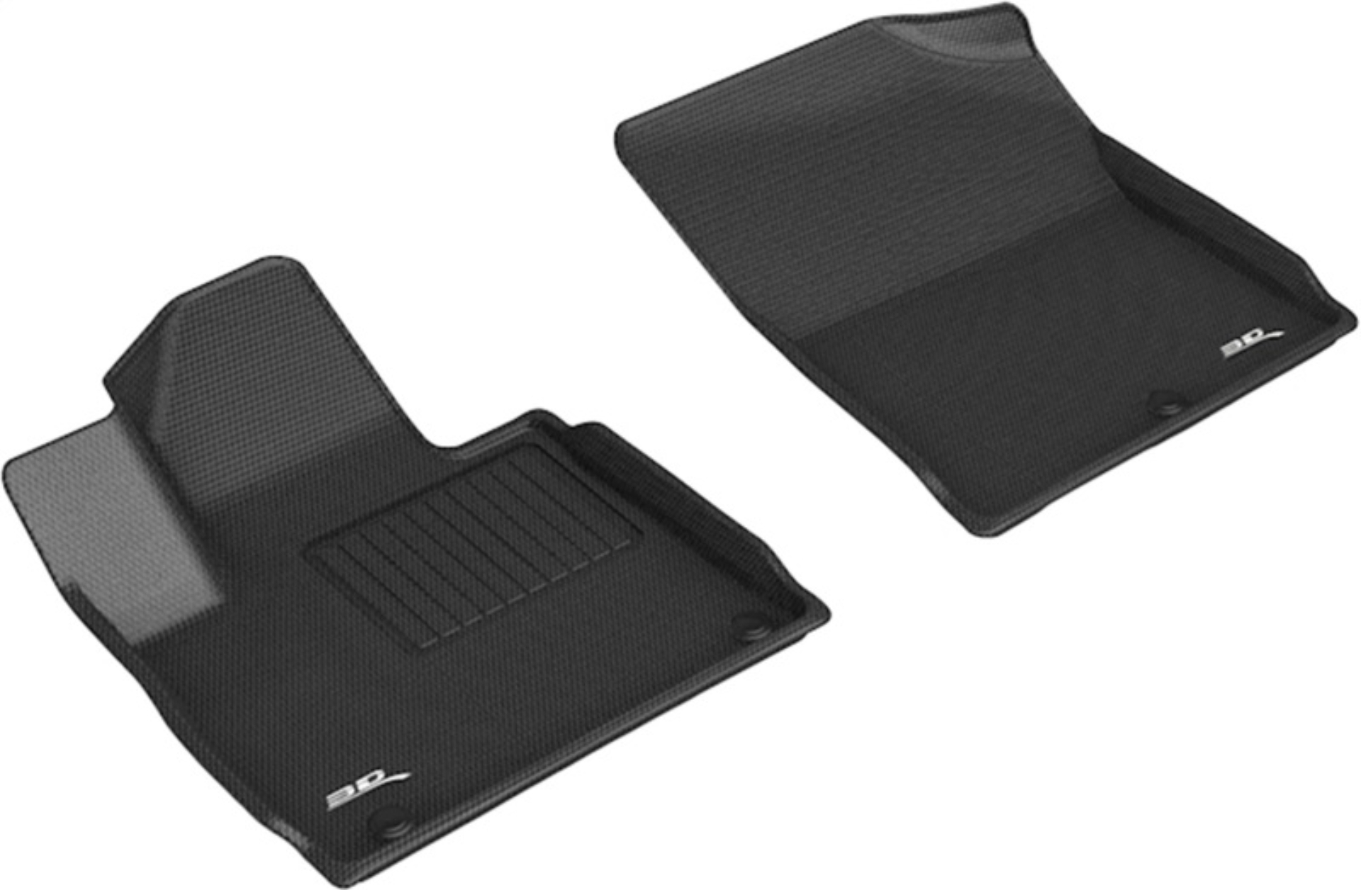 Picture of 3D MAXpider ACE Kagu-Front-Black Floor Mats - L1KA05811509