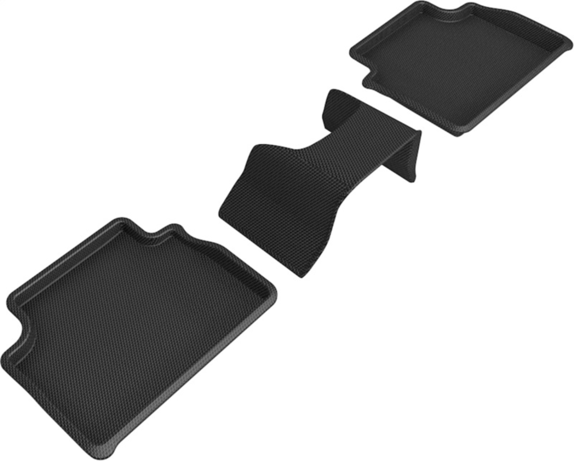 Picture of 3D MAXpider ACE Kagu-Rear-Black Floor Mats - L1AR00121509